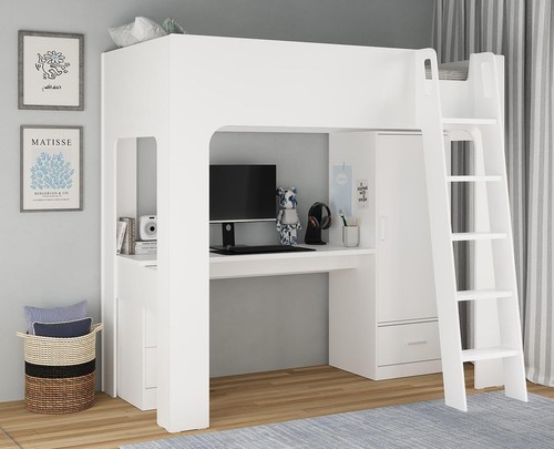 White wood finish high - finish,