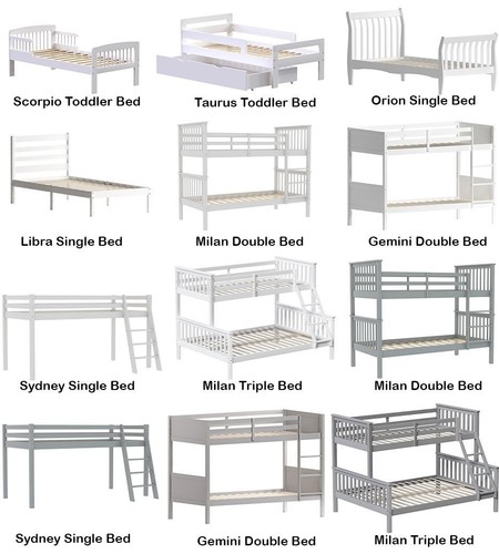 Kids bunk beds bed frame - bunk,