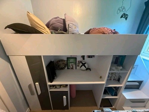 White grey mid sleeper - mid, loft