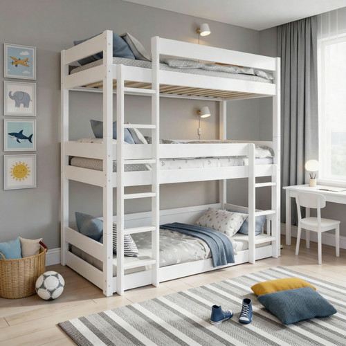 Triple bunk beds kids children - triple,