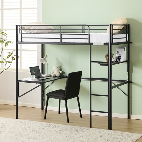 High sleeper gaming bed - high, single