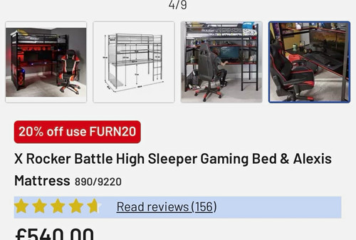Rocker battle high sleeper - rocker,