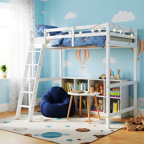 High sleeper bunk bed loft - high,