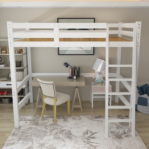 High sleeper with ladder - with,