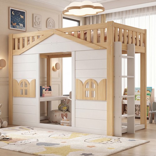 3ft single wooden - house, bunk