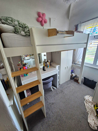 Single high sleeper bed - high,