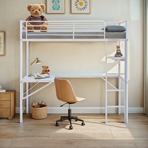 Bunk single high - sleeper, bed