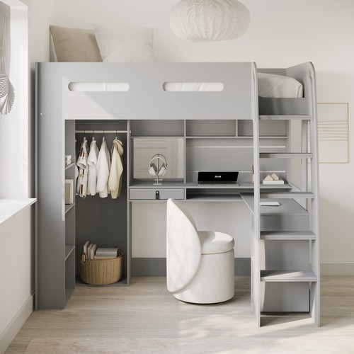 Grey high sleeper - high,