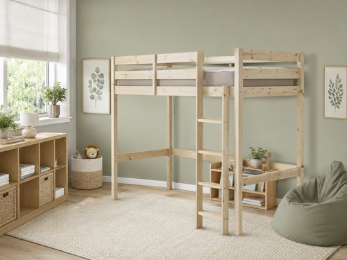 Heavy duty solid pine high - pine,