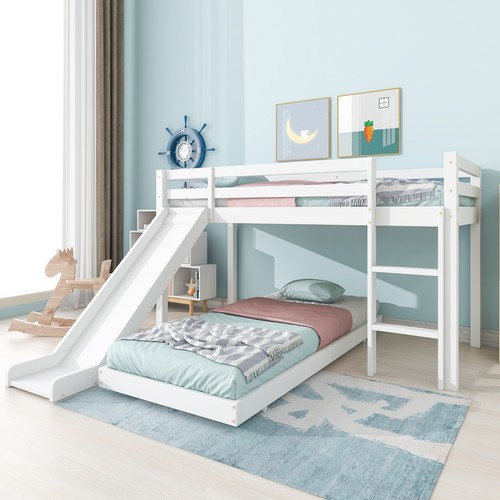 3ft single bunk beds pine - pine, wood