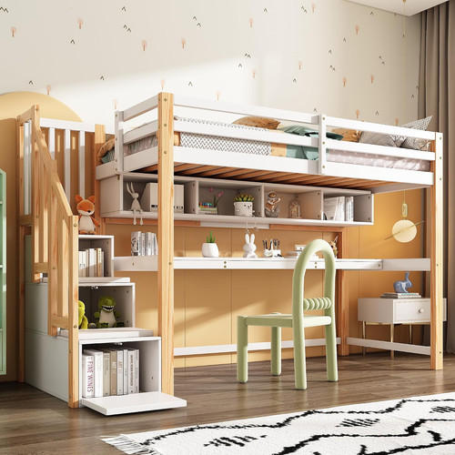 Kids pine loft - loft, frame