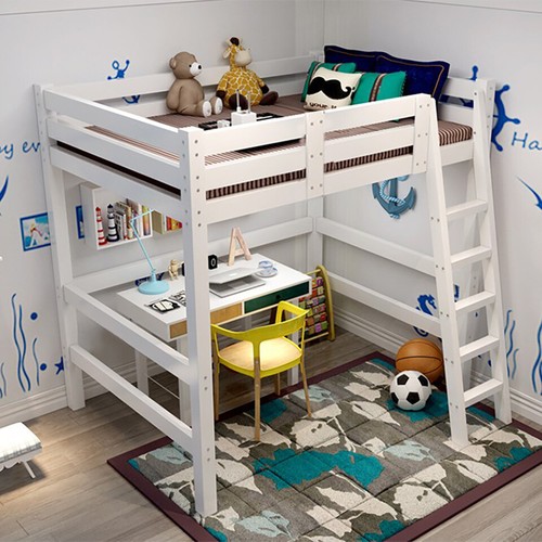 Single high sleeper bed wooden - sleeper,